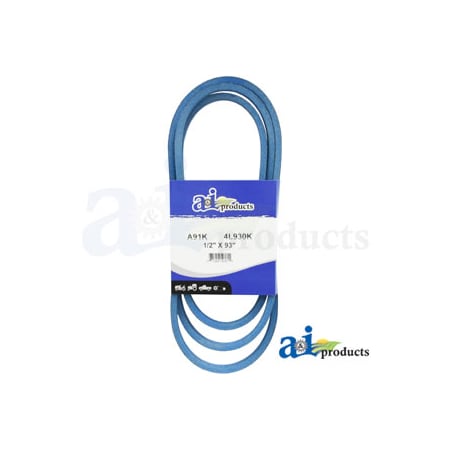 A & I Products Aramid Blue V-Belt (1/2" X 93" ) 13.5" x4" x0.7" A-A91K